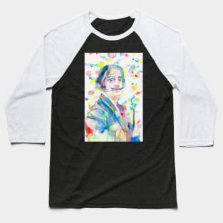 SALVADOR DALI watercolor portrai .1 Baseball T-Shirt